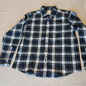 L.L BEAN Men's Plaid Button-Down Shirt